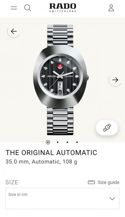 Rado Diastar Automatic Silver Black