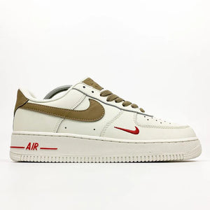 Nike Airforce 1 Mini Red Swoosh Coffee Milk