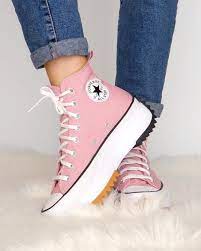 Converse Run star Hike Pink Sneakers