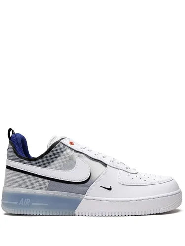 Nike Airforce 1 Low React Split white Blue Double Swoosh [ Semi UA Quality ]