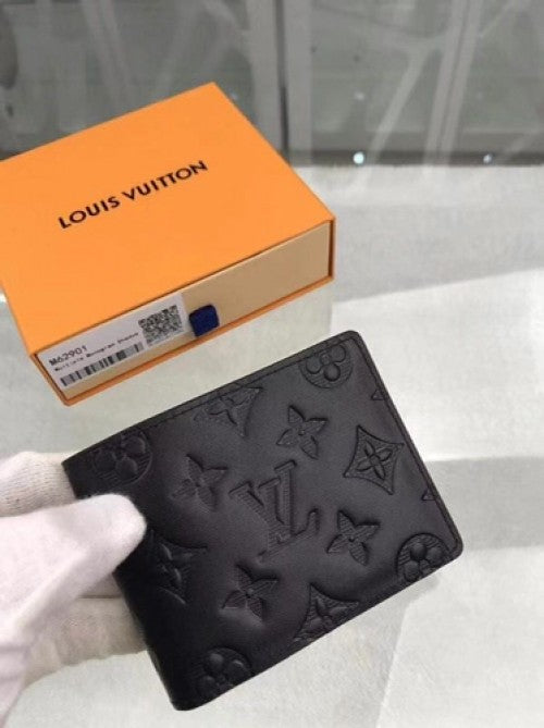 Louis Vuitton Dark Brown Leather Wallet