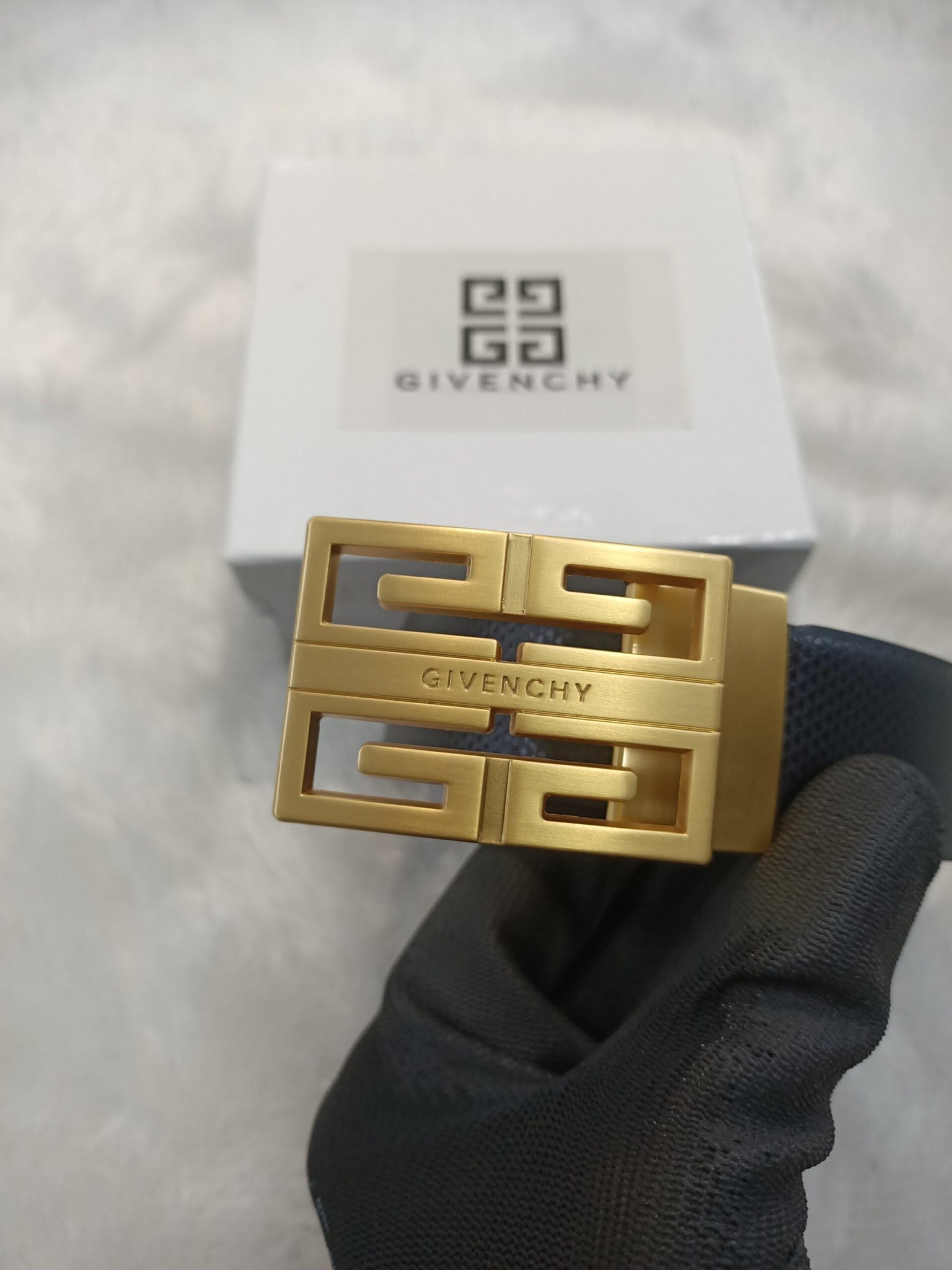 Givenchy Belt Black Gold